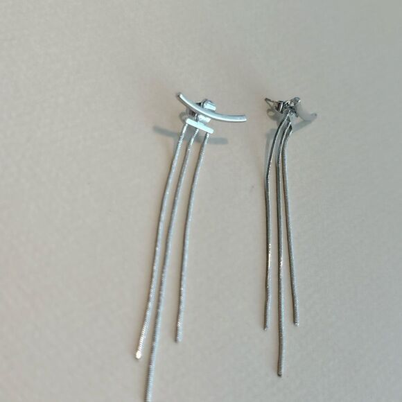 Tassel drop earrings M1041 - Picture 3 of 5